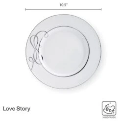 MIKASA Love Story Set Of 4 Dinner Plates -Mikasa love story set of 4 dinner plates 5293350 4