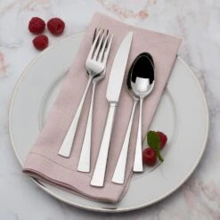 MIKASA Lucia 20 Piece Flatware Set, Service For 4 -Mikasa lucia 20 piece flatware set service for 4 5100238 6