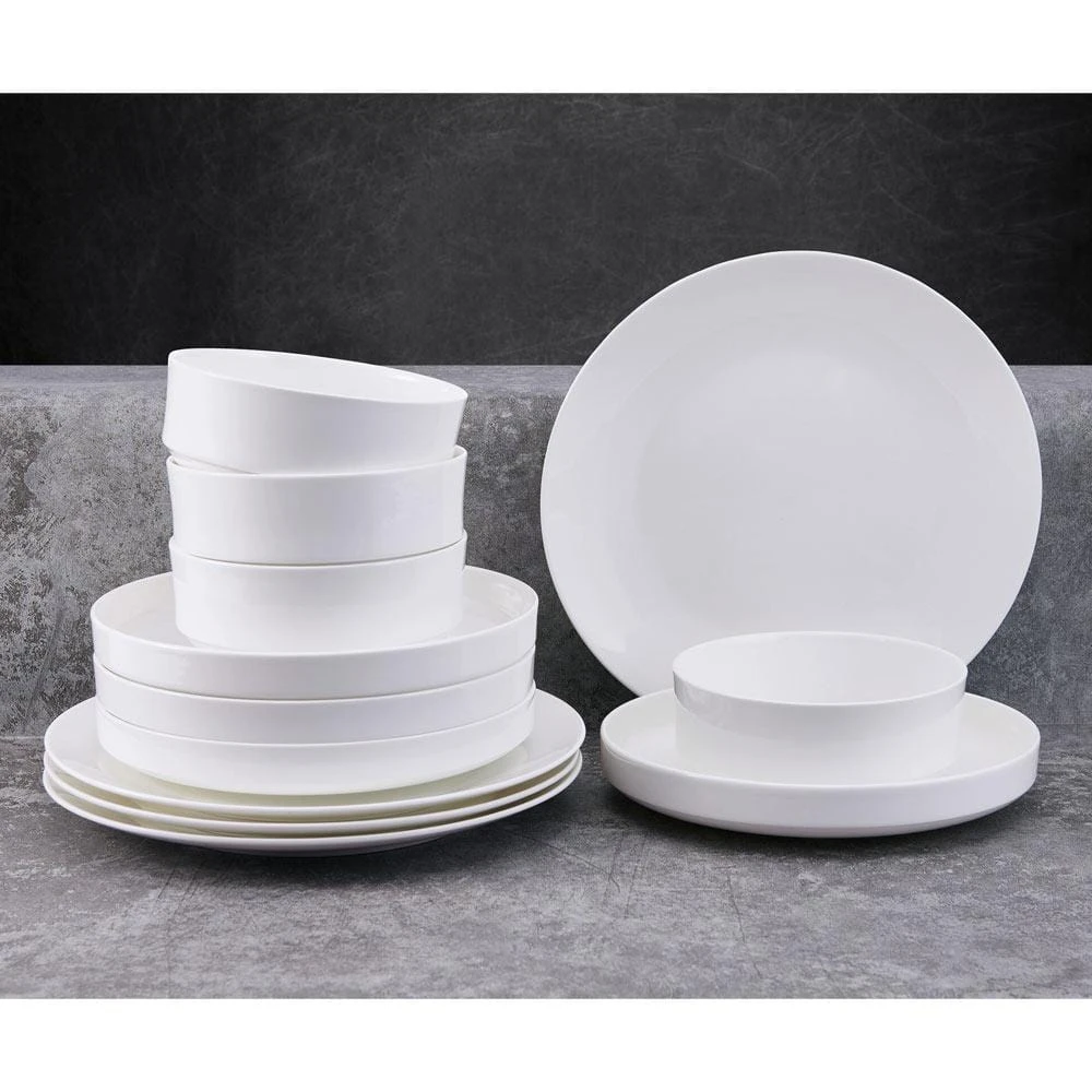 MIKASA Macie 12 Piece Dinnerware Set, Service For 4 2 MIKASA Macie 12 Piece Dinnerware Set, Service For 4 - Image 2