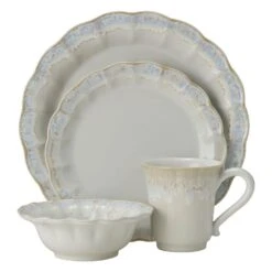 MIKASA Mila 16 Piece Dinnerware Set, Service For 4 -Mikasa mila 16 piece dinnerware set service for 4 5267529 2
