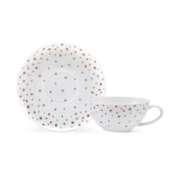MIKASA Millie Gold Set Of 4 Cups And Saucers 6 MIKASA Millie Gold Set Of 4 Cups And Saucers -Mikasa millie gold set of 4 cups and saucers 5289326 3