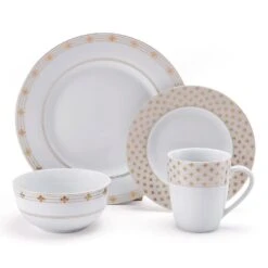 MIKASA Modern Petals 32 Piece Dinnerware Set, Service For 8 19 MIKASA Modern Petals 32 Piece Dinnerware Set, Service For 8 -Mikasa modern petals 32 piece dinnerware set service for 8 5289085 10