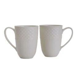 MIKASA Napa Countryside Set Of 2 Tall Mugs