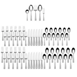 MIKASA Oliver Mirror 65 Piece Flatware Set, Service For 12 -Mikasa oliver mirror 65 piece flatware set service for 12 5236428 3