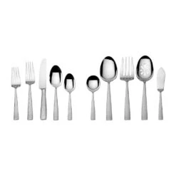 MIKASA Oliver Mirror 65 Piece Flatware Set, Service For 12 -Mikasa oliver mirror 65 piece flatware set service for 12 5236428 4