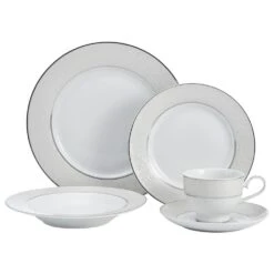 MIKASA Parchment 40 Piece Dinnerware Set, Service For 8 13 MIKASA Parchment 40 Piece Dinnerware Set, Service For 8 -Mikasa parchment 40 piece dinnerware set service for 8 5224232 5