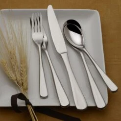 MIKASA Philo Forged 20 Piece Flatware Set, Service For 4 -Mikasa philo forged 20 piece flatware set service for 4 5098688 3