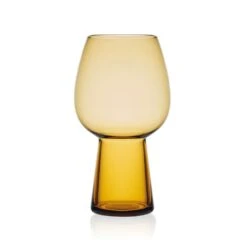 MIKASA Phoebe Amber Set Of 4 Beer Goblet Glasses 7 MIKASA Phoebe Amber Set Of 4 Beer Goblet Glasses -Mikasa phoebe amber set of 4 beer goblet glasses 5304164 3
