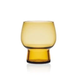 MIKASA Phoebe Amber Set Of 4 Double Old Fashioned Glasses -Mikasa phoebe amber set of 4 double old fashioned glasses 5304190 3