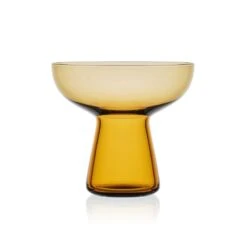 MIKASA Phoebe Amber Set Of 4 Margarita Cocktail Glasses -Mikasa phoebe amber set of 4 margarita cocktail glasses 5304194 3