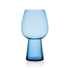 MIKASA Phoebe Blue Set Of 4 Beer Goblet Glasses -Mikasa phoebe blue set of 4 beer goblet glasses 5304144 3