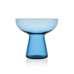 MIKASA Phoebe Blue Set Of 4 Margarita Cocktail Glasses -Mikasa phoebe blue set of 4 margarita cocktail glasses 5304193 3