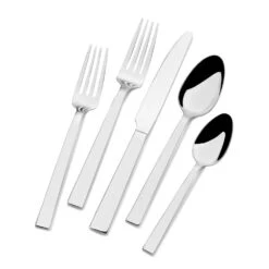 MIKASA Pinch Forged 20 Piece Flatware Set, Service For 4