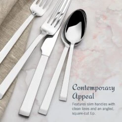 MIKASA Pinch Forged 20 Piece Flatware Set, Service For 4 11 MIKASA Pinch Forged 20 Piece Flatware Set, Service For 4 -Mikasa pinch 20 piece flatware set service for 4 5298899 4