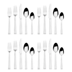 MIKASA Pinch Forged 20 Piece Flatware Set, Service For 4 15 MIKASA Pinch Forged 20 Piece Flatware Set, Service For 4 -Mikasa pinch 20 piece flatware set service for 4 5298899 8