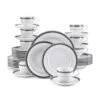 MIKASA Platinum Crown Cobalt 40 Piece Dinnerware Set, Service For 8