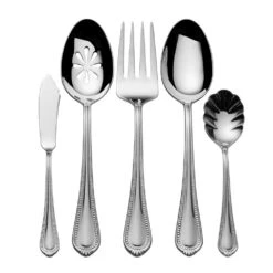 MIKASA Regent Bead 65 Piece Flatware Set, Service For 12 -Mikasa regent bead 65 piece flatware set service for 12 5081086 4