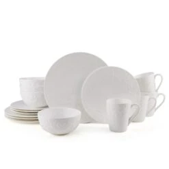 MIKASA Sadie 16 Piece Dinnerware Set, Service For 4