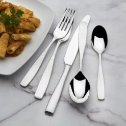 MIKASA Satin Loft 45 Piece Flatware Set, Service For 8 -Mikasa satin loft 45 piece flatware set service for 8 5100242 6