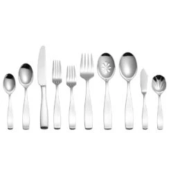 MIKASA Satin Loft 45 Piece Flatware Set, Service For 8 -Mikasa satin loft 45 piece flatware set service for 8 5100242 7