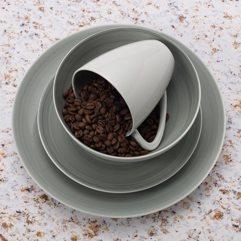 MIKASA Savona Grey 4 Piece Place Setting 2 MIKASA Savona Grey 4 Piece Place Setting - Image 2