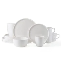 MIKASA Sloane 16 Piece Dinnerware Set, Service For 4