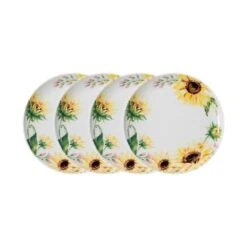 MIKASA Sunflower Set Of 4 Salad Plates