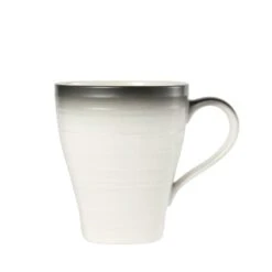 MIKASA Swirl Ombre Graphite Square 16 Piece Dinnerware Set, Service For 4 -Mikasa swirl ombre graphite square 16 piece dinnerware set service for 4 5234542 6