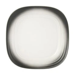 MIKASA Swirl Square Graphite -Mikasa swirl ombre graphite square 4 piece place setting 5234541 3