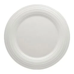 MIKASA Swirl White Dinner Plate