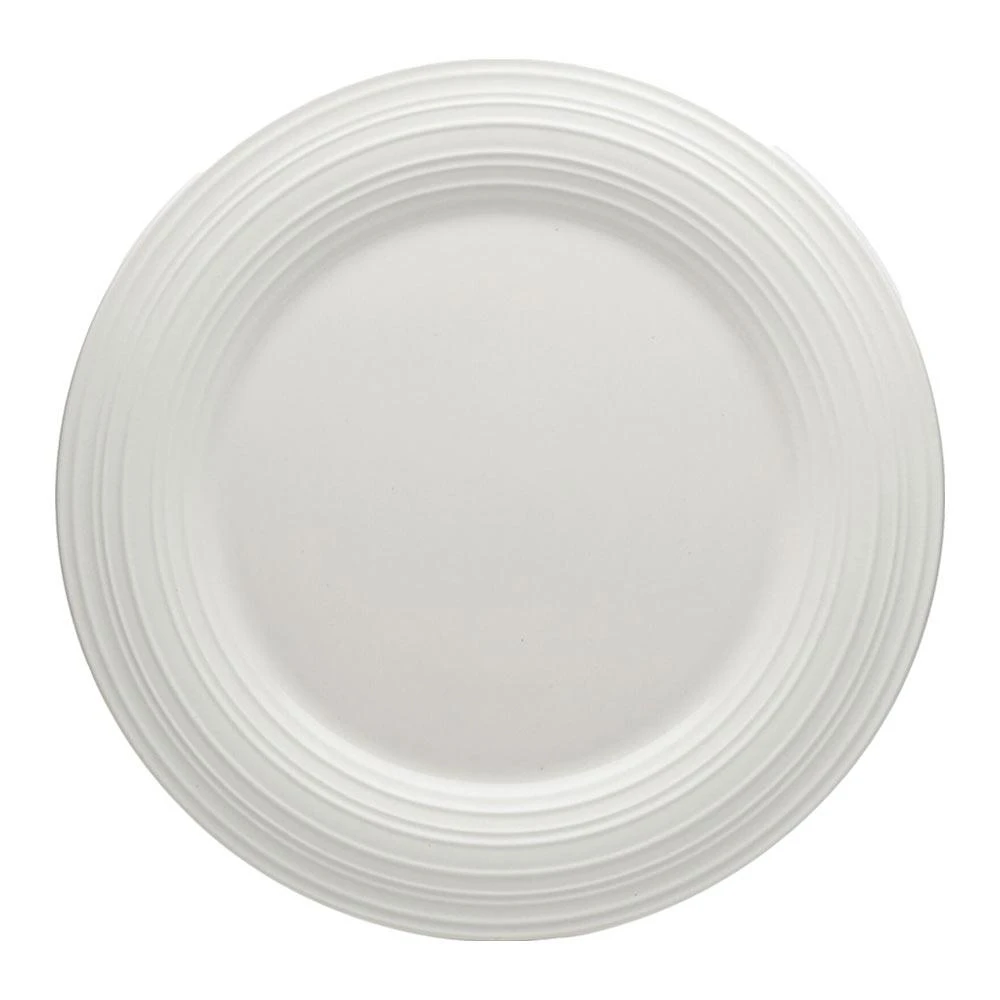 MIKASA Swirl White Dinner Plate 1 MIKASA Swirl White Dinner Plate