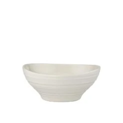 MIKASA Swirl White Fruit Bowl
