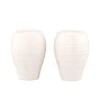 MIKASA Swirl White Salt And Pepper Set