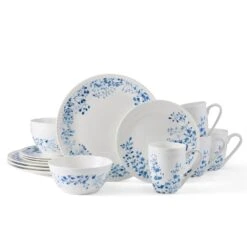MIKASA Taryn 16 Piece Dinnerware Set, Service For 4