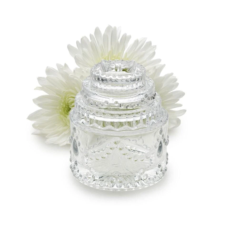 Tiered Wedding Cake Glass Covered Box 4 Tiered Wedding Cake Glass Covered Box - Image 4