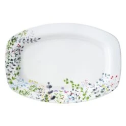 MIKASA Tivoli Garden Rectangular Platter, 14.75 Inch