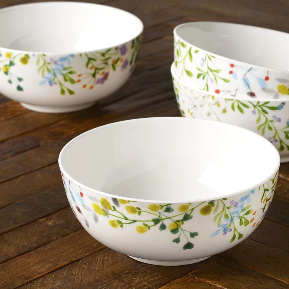 MIKASA Tivoli Garden Set Of 4 Soup Cereal Bowls 2 MIKASA Tivoli Garden Set Of 4 Soup Cereal Bowls - Image 2