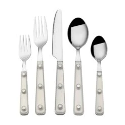 MIKASA Translucent Clear 20 Piece Flatware Set, Service For 4