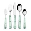 MIKASA Translucent Green 20 Piece Flatware Set, Service For 4