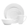 MIKASA Trellis White 16 Piece Dinnerware Set