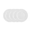 MIKASA Trellis White Set Of 4 Salad Plates