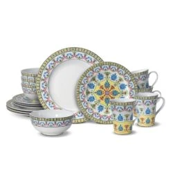 MIKASA Vella 16 Piece Dinnerware Set, Service For 4