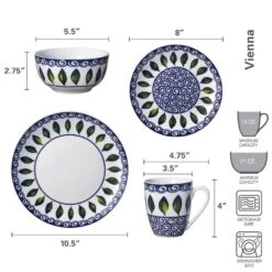 MIKASA Vienna 16 Piece Dinnerware Set, Service For 4 -Mikasa vienna 16 piece dinnerware set service for 4 5279156 7