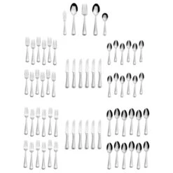 MIKASA Virtuoso 65 Piece Flatware Set, Service For 12 -Mikasa virtuoso 65 piece flatware set service for 12 5286115 5