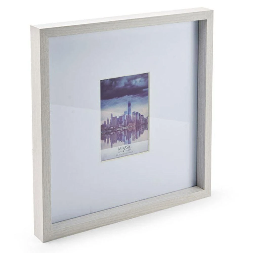 MIKASA White 15 X 15 Gallery Square Frame, Matted To 5 X 7 4 MIKASA White 15 X 15 Gallery Square Frame, Matted To 5 X 7 - Image 4