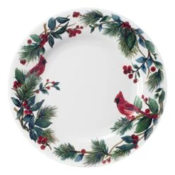 MIKASA Winter Cardinal Set Of 4 Dinner Plates -Mikasa winter cardinal set of 4 dinner plates K45272148 3