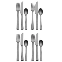 MIKASA York Stonewash 12 Piece Flatware Set, Service For 4 11 MIKASA York Stonewash 12 Piece Flatware Set, Service For 4 -Mikasa york stonewash 12 piece flatware set service for 4 5267816 2